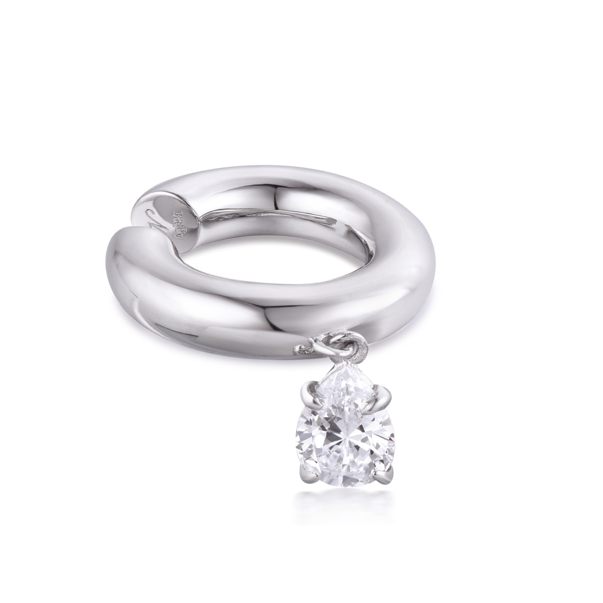 BAGUE D'OREILLE LIA ARGENT