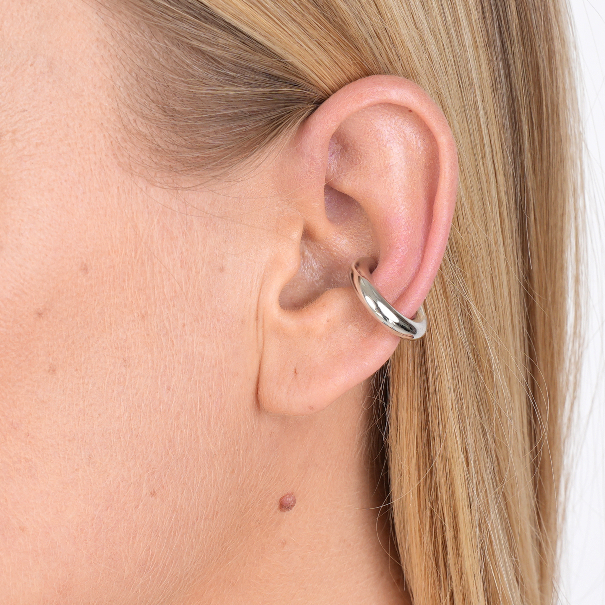 4MM SILVER EAR CUFF