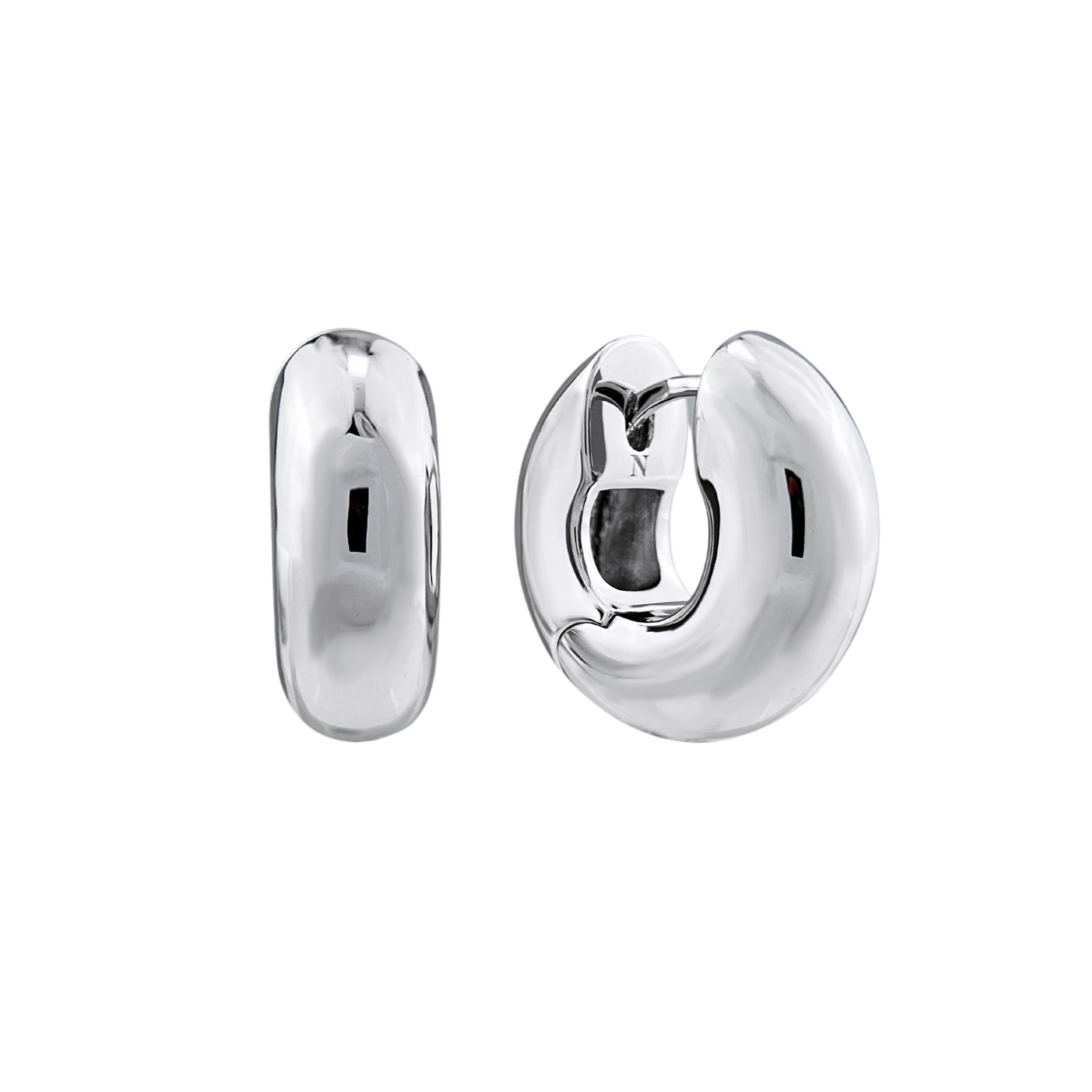 SHAY SILVER HOOPS