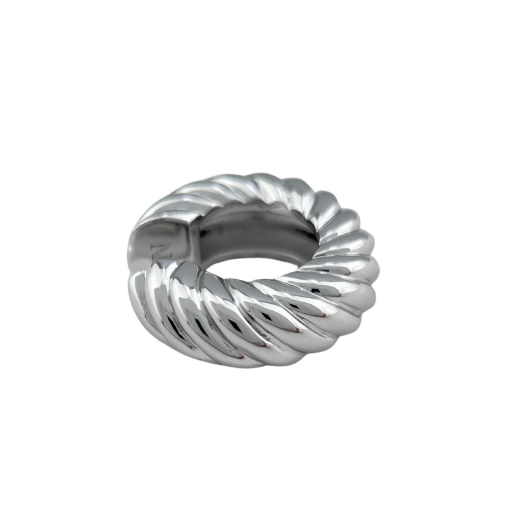 CHUNKY SILVER EAR CUFF