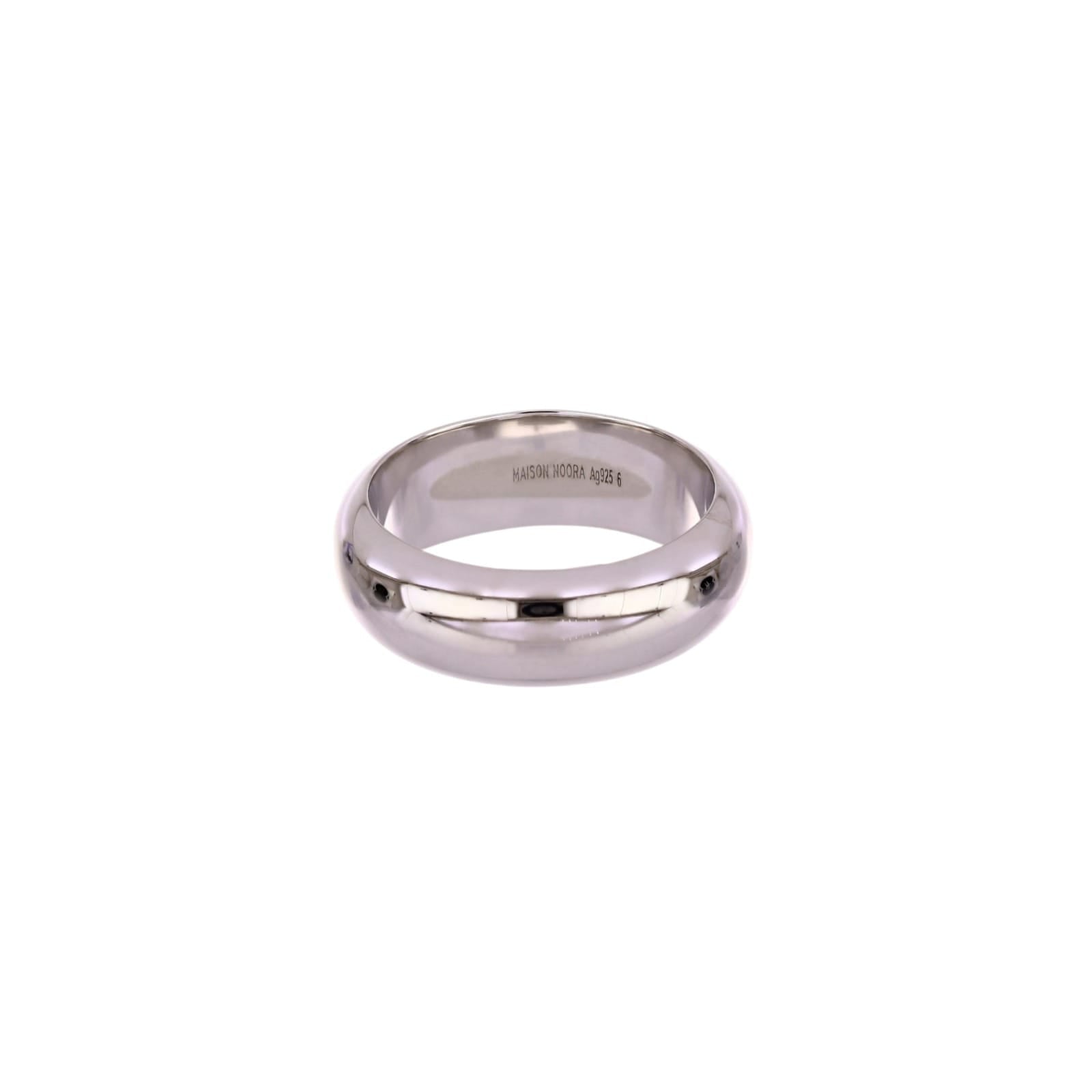 Alliance Rivoli, largeur 7 mm, argent 925 millièmes rhodié