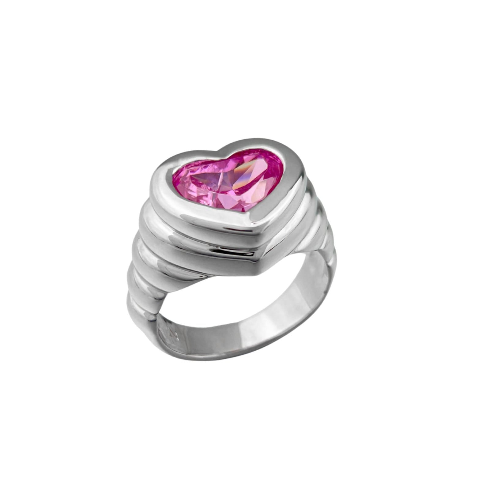 CHUNKY SILVER RING